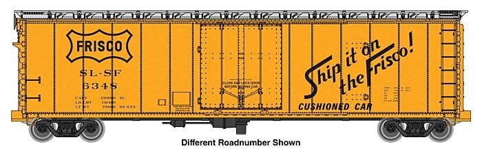 PREORDER Walthers Mainline HO 2858 50' PC&F Insulated Boxcar, St. Louis-San Francisco