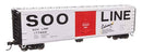 Walthers Mainline HO 2865 50' PC&F Insulated Boxcar, Soo Line