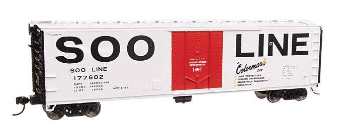 PREORDER Walthers Mainline HO 2865 50' PC&F Insulated Boxcar, Soo Line