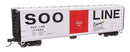 Walthers Mainline HO 2867 50' PC&F Insulated Boxcar, Soo Line