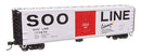 Walthers Mainline HO 2868 50' PC&F Insulated Boxcar, Soo Line