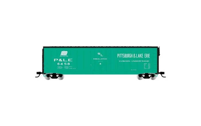 Rivarossi by Hornby HO HR6663C 50' Plug-Door Boxcar No Roofwalk, Pittsburgh & Lake Erie