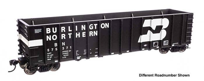 Walthers Mainline HO 56202 50' PS 4000 Cu Ft Coal Gondola, Burlington Northern
