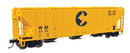 Walthers Mainline HO 49428 50' Pullman-Standard PS2-CD 4427 3-Bay Covered Hopper, Western Maryland
