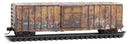 Micro-Trains N 025 44 196 50' Rib-Side Single-Door Boxcar No Roofwalk, Sabine River & Northern