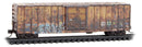 Micro-Trains N 025 44 196 50' Rib-Side Single-Door Boxcar No Roofwalk, Sabine River & Northern