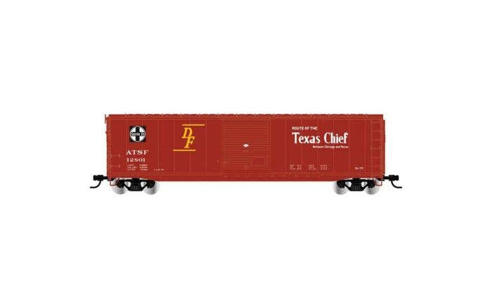 Rivarossi by Hornby HO HR6662D 50' Single-Door Boxcar No Roofwalk, Atchison Topeka & Santa Fe