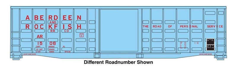 PREORDER Walthers Mainline HO 910-46702 50' Waffle Side Boxcar, Aberdeen & Rockfish