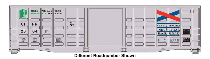 PREORDER Walthers Mainline HO 910-46706 50' Waffle Side Boxcar, Chattahoochee Industrial