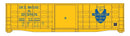 PREORDER Walthers Mainline HO 910-46707 50' Waffle Side Boxcar, Delaware & Hudson