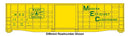 PREORDER Walthers Mainline HO 910-46714 50' Waffle Side Boxcar, Maine Central