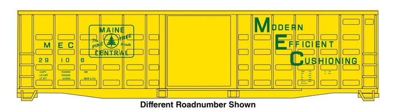 PREORDER Walthers Mainline HO 910-46715 50' Waffle Side Boxcar, Maine Central