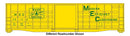 Walthers Mainline HO 910-46715 50' Waffle Side Boxcar, Maine Central
