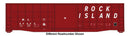 Walthers Mainline HO 910-46717 50' Waffle Side Boxcar, Rock Island