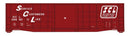 Walthers Mainline HO 910-46719 50' Waffle Side Boxcar, Seaboard Coast Line