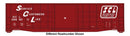 Walthers Mainline HO 910-46720 50' Waffle Side Boxcar, Seaboard Coast Line