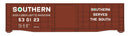 PREORDER Walthers Mainline HO 910-46722 50' Waffle Side Boxcar, Southern