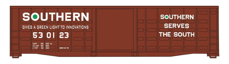 PREORDER Walthers Mainline HO 910-46722 50' Waffle Side Boxcar, Southern