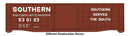 PREORDER Walthers Mainline HO 910-46724 50' Waffle Side Boxcar, Southern
