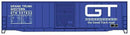 Accurail HO 5727 50' Welded-Side Single-Door Boxcar Kit, Grand Trunk Western
