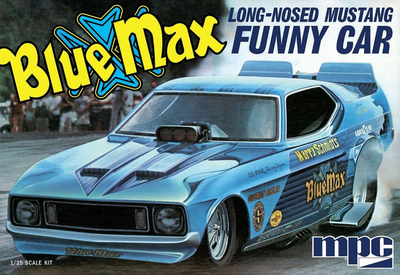 MPC 930 Blue Max Long Nose Mustang Funny Car Skill 2