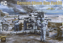 Border Model 1/35 German 88mm Gun Flak36 w/6 Anti-Aircraft Artillery Crew Members