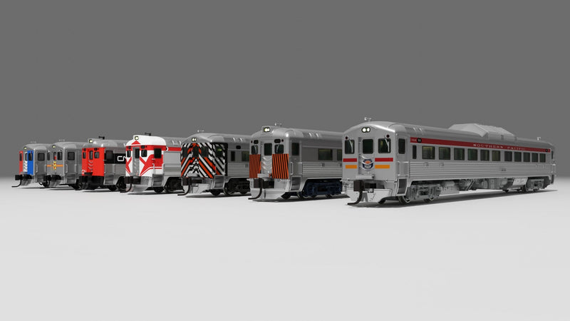 PREORDER Rapido 516501 N Budd RDC-1 Phase 1 - Sound and DCC -- Amtrak (Phase II, silver, red, blue, white)