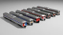 Rapido 516006 N Budd RDC-1 Phase 2 - Standard DC -- Canadian National (silver, red, black, Noodle Logo)