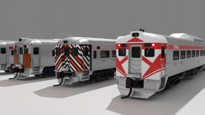 PREORDER Rapido 516501 N Budd RDC-1 Phase 1 - Sound and DCC -- Amtrak (Phase II, silver, red, blue, white)