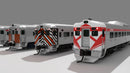 Rapido 516006 N Budd RDC-1 Phase 2 - Standard DC -- Canadian National (silver, red, black, Noodle Logo)