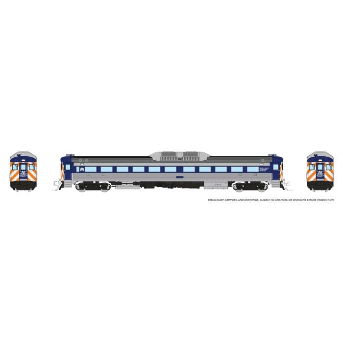 PREORDER Rapido N 516008 Budd RDC-1 Phase 1 MTA, Metro North (Standard DC) | 142.45