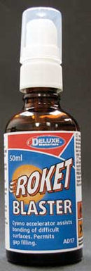 Deluxe Materials N AD17 Roket Blaster, Cyanoacrylate CA Accelerator 1.8oz