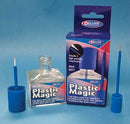 Deluxe Materials AD77 Plastic Magic Thin Plastic Cement with 2 Brushes, 1 Second Cement, 1.4oz