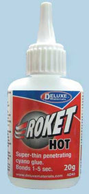 Deluxe Materials AD43 Roket Hot CA, Super Thin .7oz