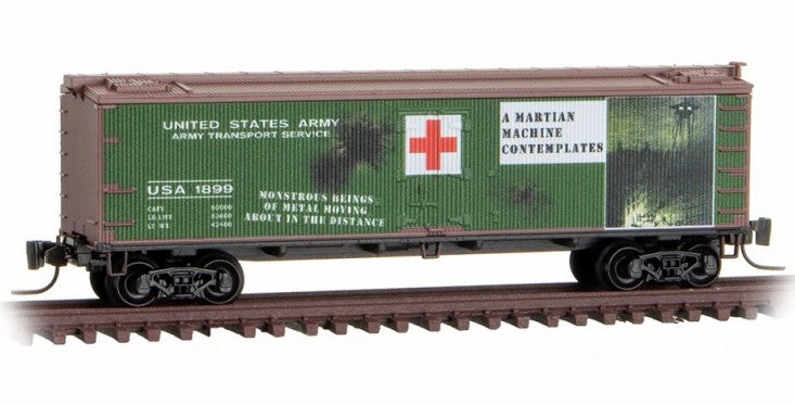 Micro-Trains Z 51800843 40' Wood Reefer, War of the Worlds (A Martian Machine Contemplates)