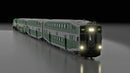 PREORDER Rapido 546008 N Bilevel Commuter Cab Car & 2 Coach Set - Ready to Run -- CalTrain Set #2 #120, 232, 236 (silver, red)