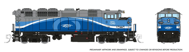 PREORDER Rapido N 519506 GMDD F59PH Locomotive, AMT Montreal