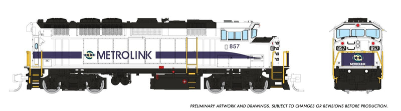 PREORDER Rapido N 519516 GMDD F59PH Locomotive, Metrolink