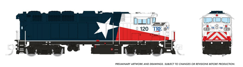 PREORDER Rapido N 519522 GMDD F59PH Locomotive, Trinity Rail Express