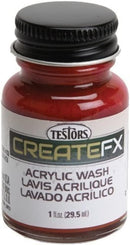 Rust-oleum 79400 Testors Acrylic Wash, Teak (1oz)