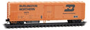 Micro-Trains N 082 00 010 51' 3-3/4" Riveted-Side Mechanical Reefer No Roofwalk, Burlington Northern Western Fruit Express