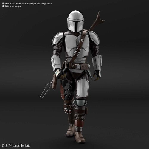 Bandai 11001 Star Wars: The Mandalorian Mandalorian Beskar Armor 1:12 Scale Model Kit