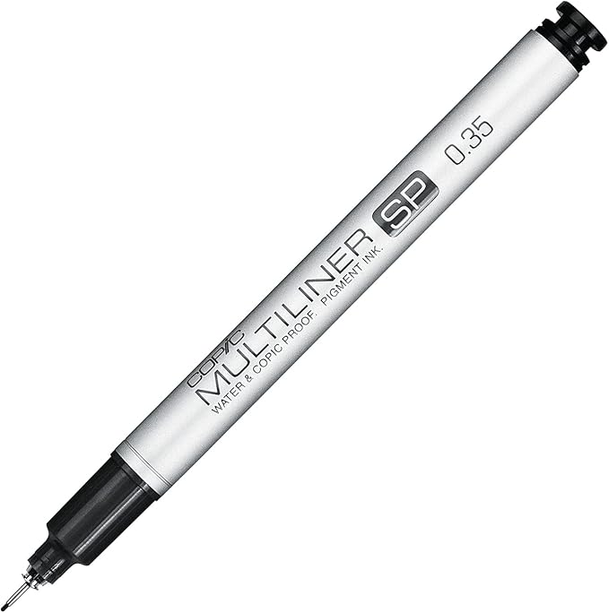 Copic Multiliner Ink Pen, SP Black 0.35mm