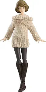 Good Smile Company figma Styles Series Female Body Chiaki with Off-the-Shoulder Sweater Dress figma