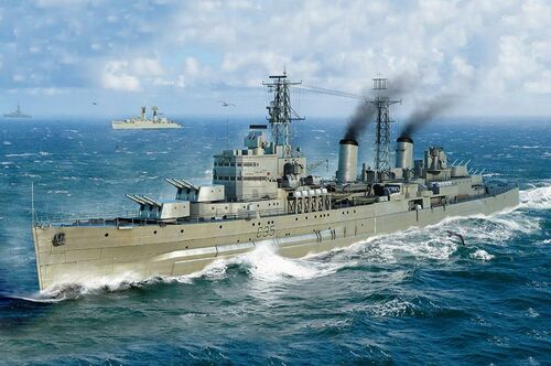 Trumpeter Models 6702 HMS Belfast 1959 1:700