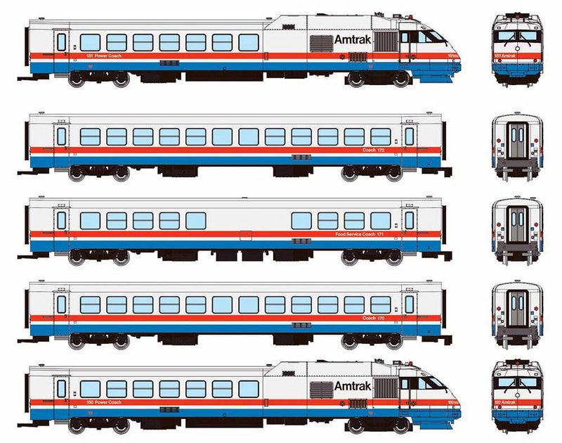 Rapido N 525501 RTL Turboliner Set