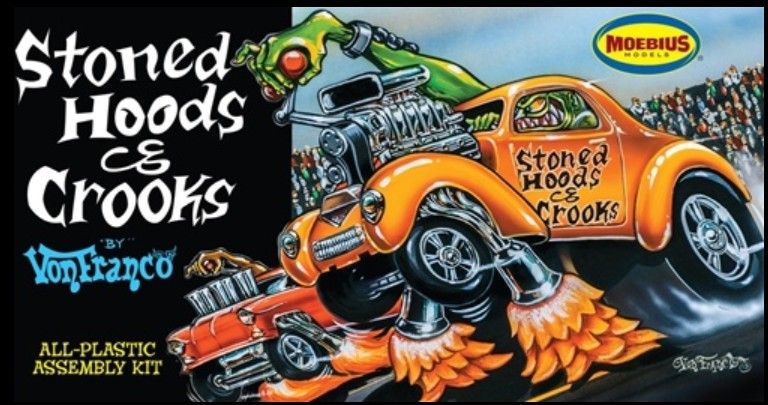 Moebius Models 1209 Von Franco Stoned Hoods & Crooks