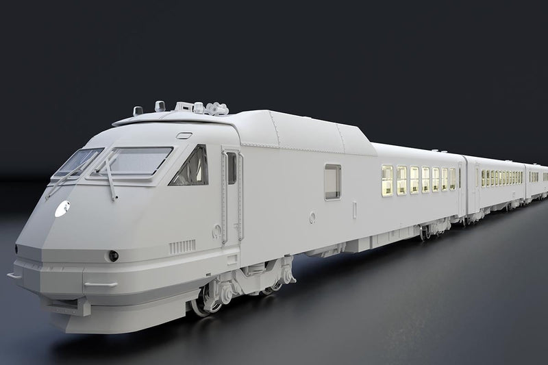 PREORDER Rapido 525106 N Rohr RTL Turboliner Snack Bar Coach - Ready to Run -- Amtrak