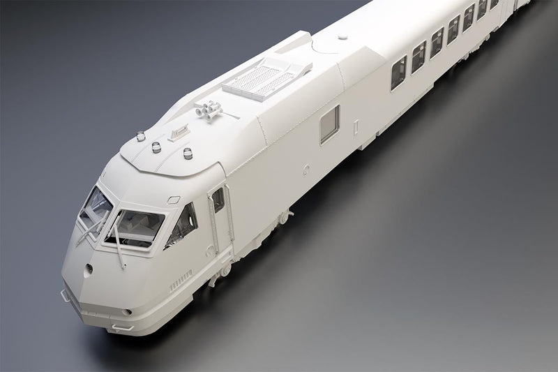 PREORDER Rapido 525107 N Rohr RTL Turboliner Coach - Ready to Run -- Amtrak No Number (Phase V, silver, blue, gray, red)