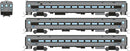 PREORDER Rapido N 528064 Comet Commuter Car Cab/Coach Set, Metro North West of Hudson (3-Pack)